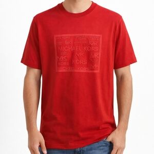 🆕️Michael Kors Bold Red Short Sleeve Tee